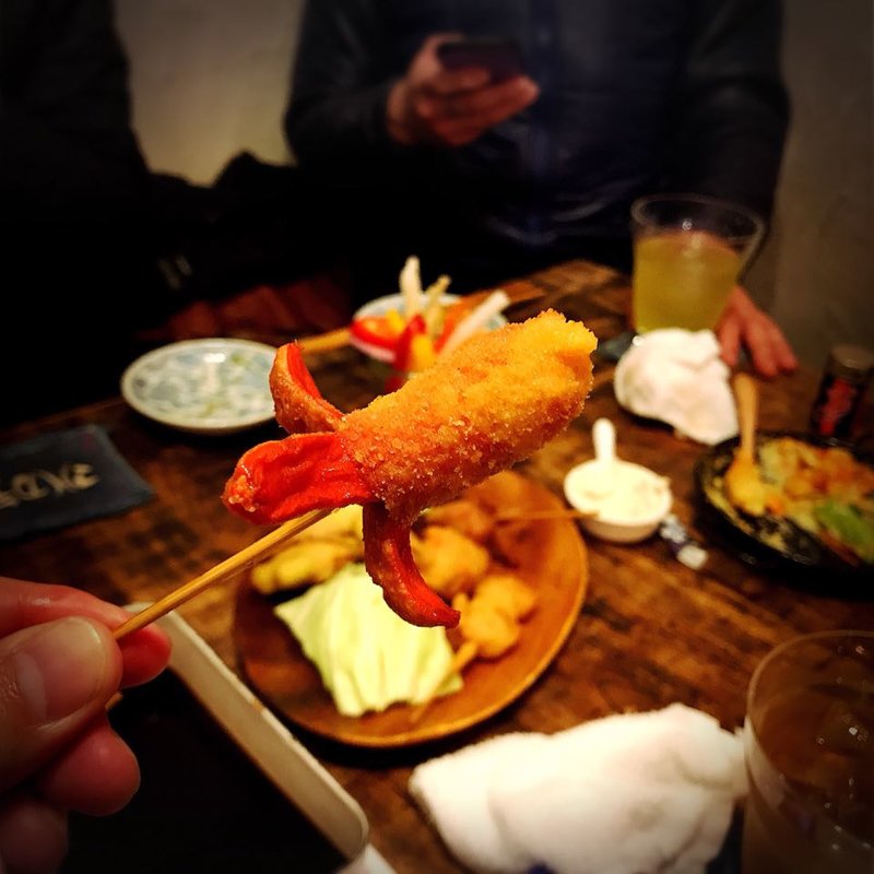 タコウインナー(いか玉焼と串カツ マハカラ)