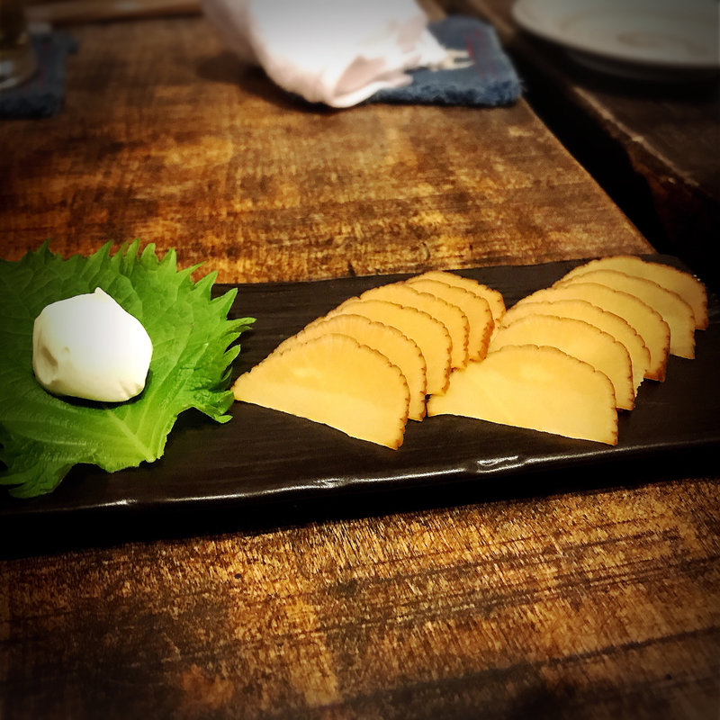 いぶりがっこ(いか玉焼と串カツ マハカラ)