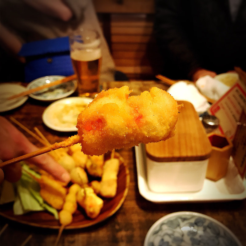 たこ(いか玉焼と串カツ マハカラ)