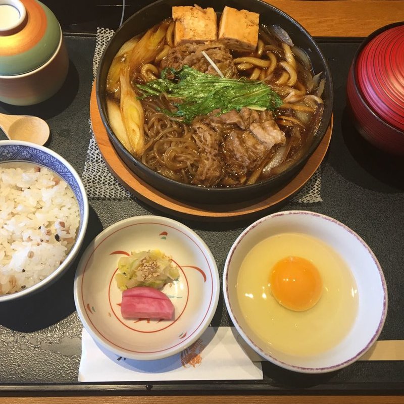 すき焼き定食(木曽路 東刈谷店)