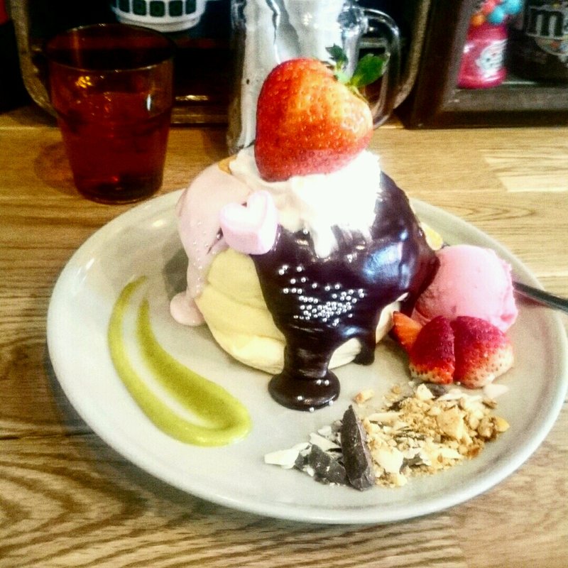 バレンタインパンケーキ(プランピーパンケーキス （plumpy pancakes）)