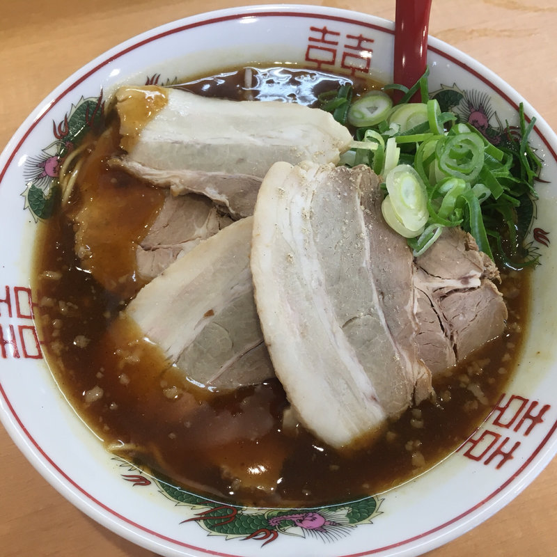 チャーシュー麺カレー味(中華そば 満丸)
