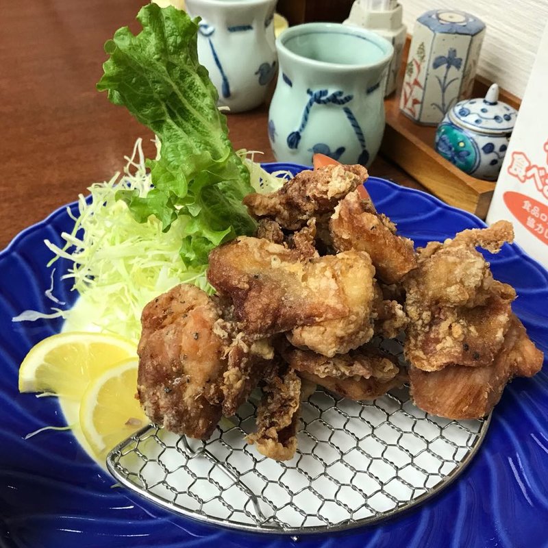 鶏の唐揚げ定食(鐘楼亭 （ショウロウテイ）)
