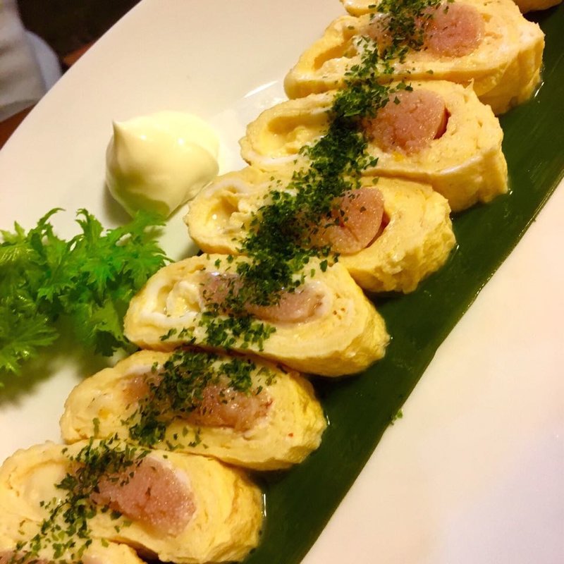 明太チーズ玉子焼き(居酒屋とみ千早店)