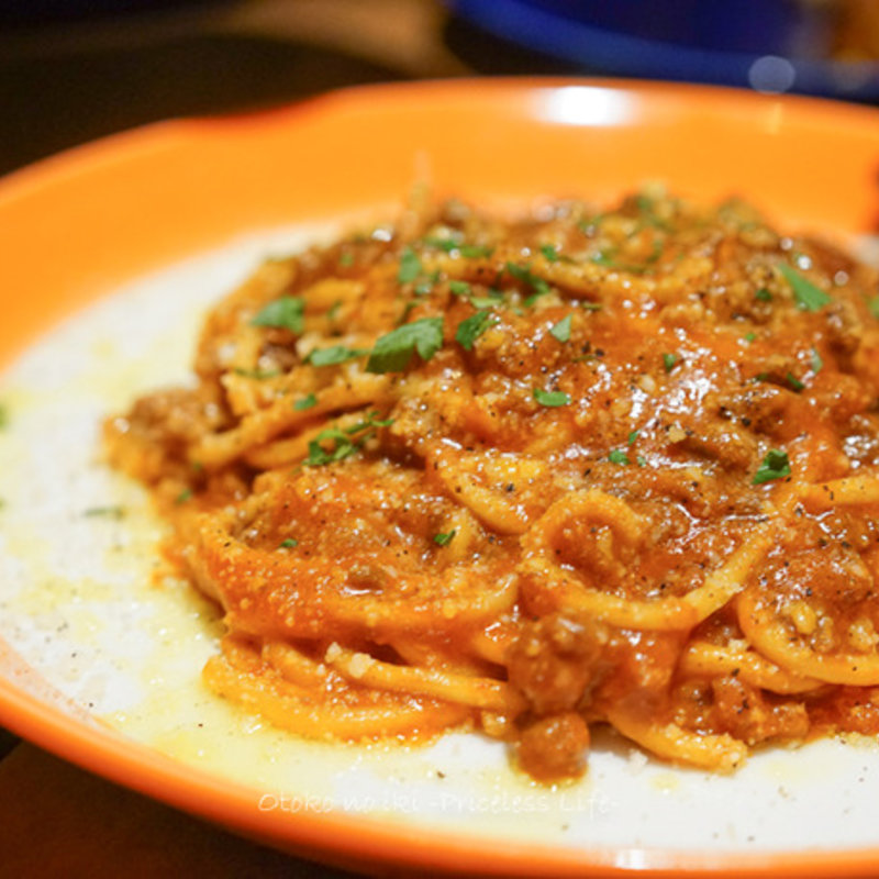 肉パスタ(+ruli-ro ルリイロ)