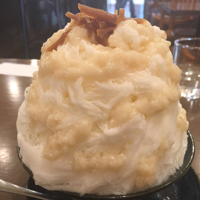 甘酒みるく、練乳トッピング(ヤマト屋)