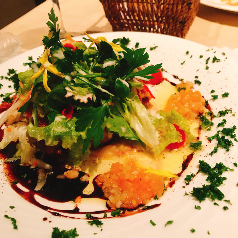 若鶏のポワレ サラダ仕立てバルサミコ風味(ガーデンレストラン 樹音 （ジュノン）)