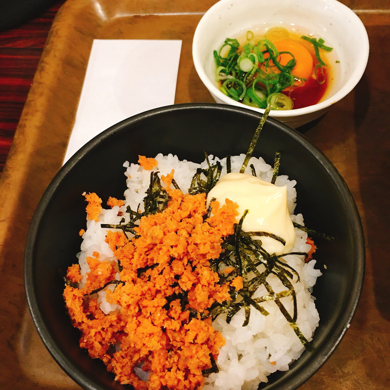 鮭マヨ卵かけごはん(桂花亭)