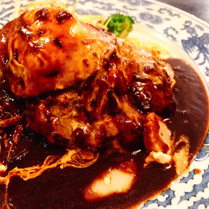 ハンバーグ定食(洋食屋かごしま )