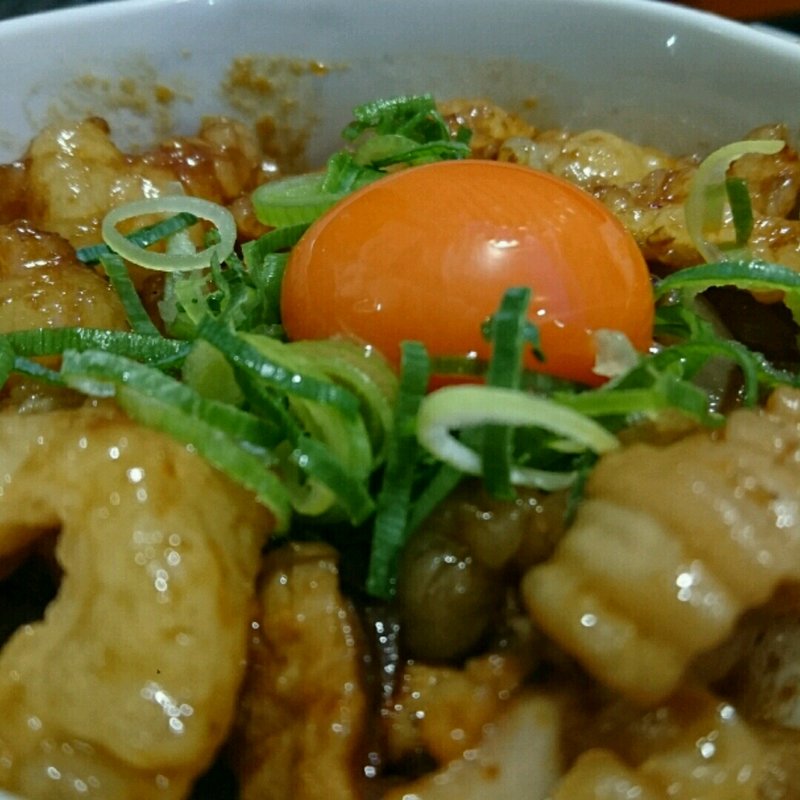 黒毛和牛のホルモン丼(麺とかき氷 ドギャン)
