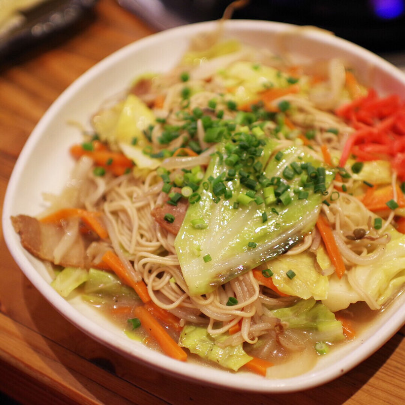 焼きラーメン(博多 笑門)