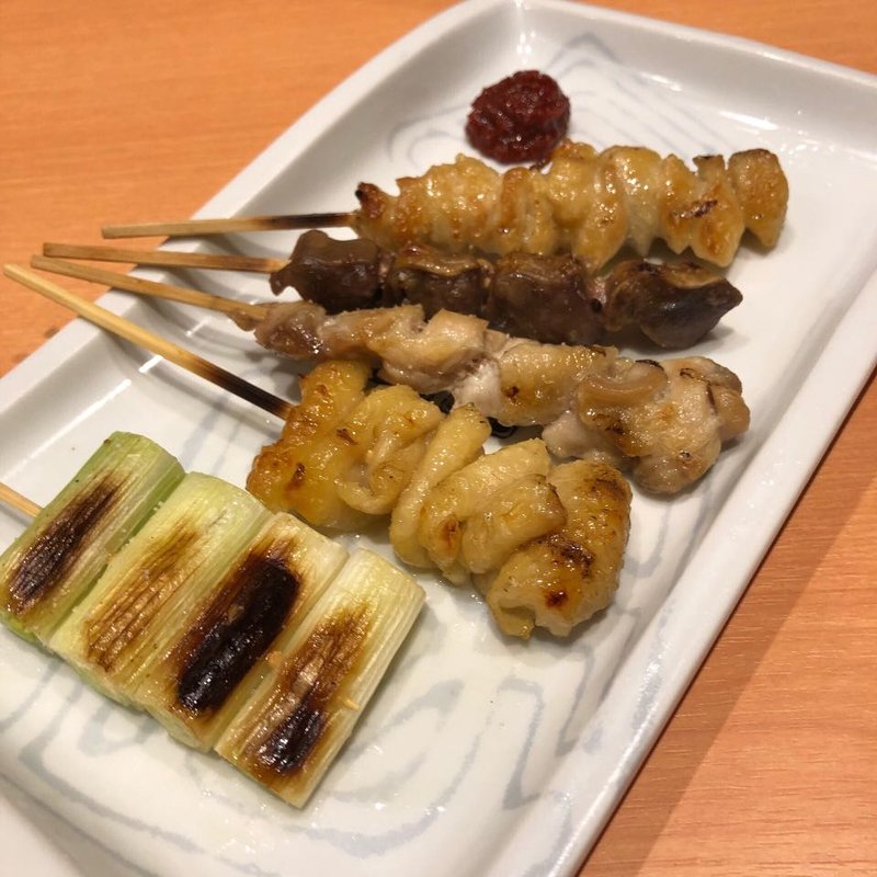 串焼き盛り合わせ 塩(魚民 鳳東口駅前店)