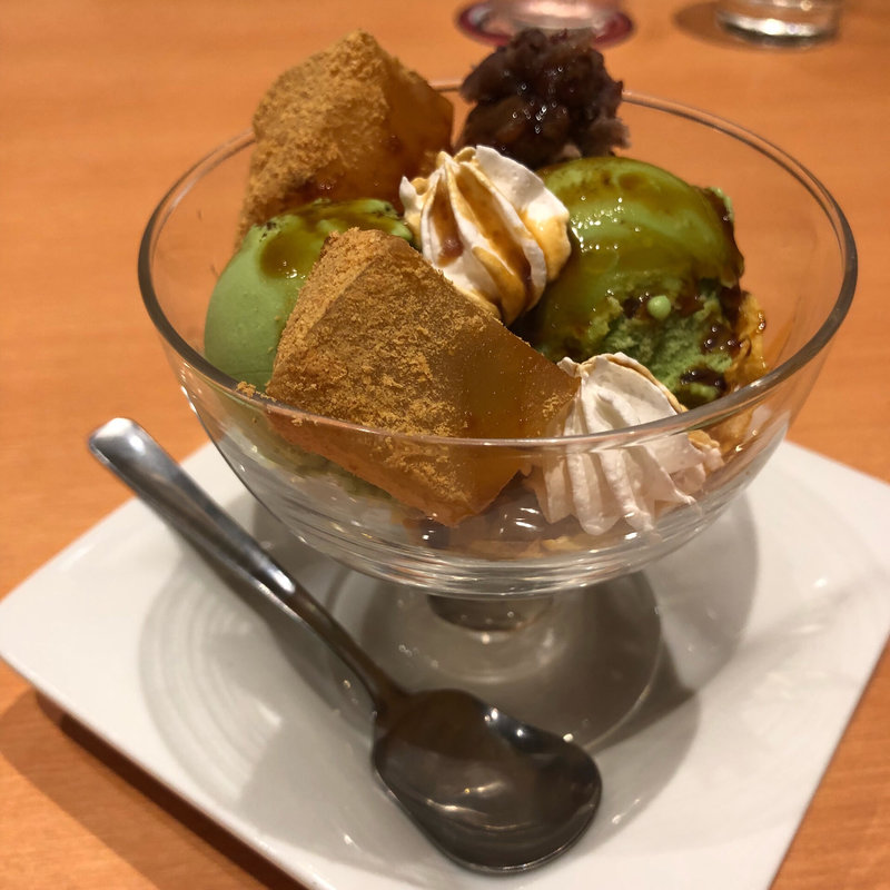 抹茶和風パフェ(魚民 鳳東口駅前店)