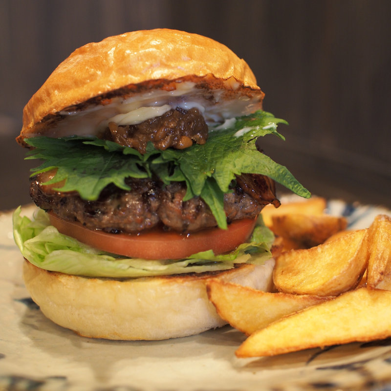 金山寺みそのハンバーガー 〜大葉の香〜(三六〇 さんろくまる)