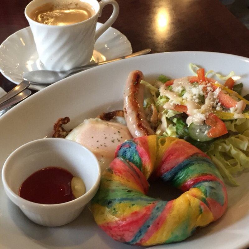 贅沢モーニングベーグルセット(UNDER　THROW　CAFE （アンダー　スロー　カフェ）)