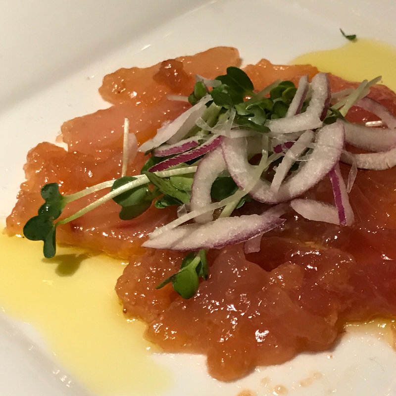 もちびんちょうまぐろのカルパッチョ(KICHIRI 茶屋町阪急駅前 （きちり）)