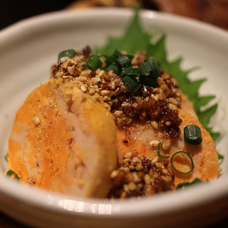 あん肝のはりはり醤油(北海道海鮮・個室情緒 新宿 23番地)