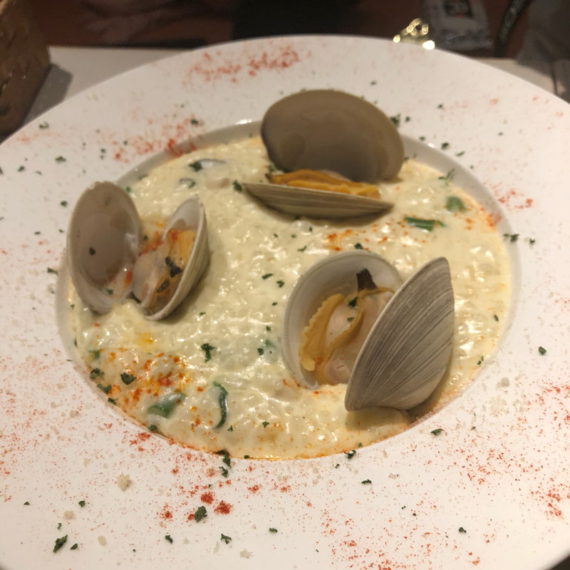 ハマグリのチーズリゾット(natural kitchen yoomi)