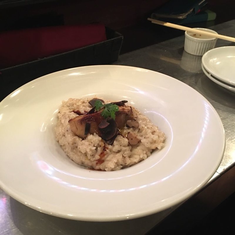 ゴルゴンゾーラチーズのクリームリゾット(Trattoria Candito)