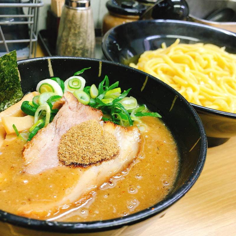 味玉つけ麺(あいはらや)