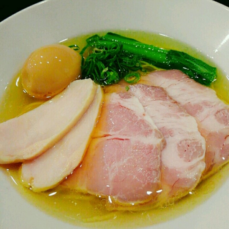 特製芳醇鶏そば　塩(麺や福はら)
