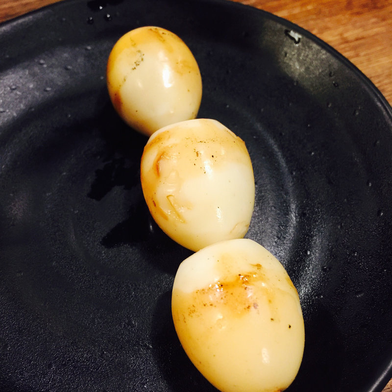 半熟うずら串(丸吟)