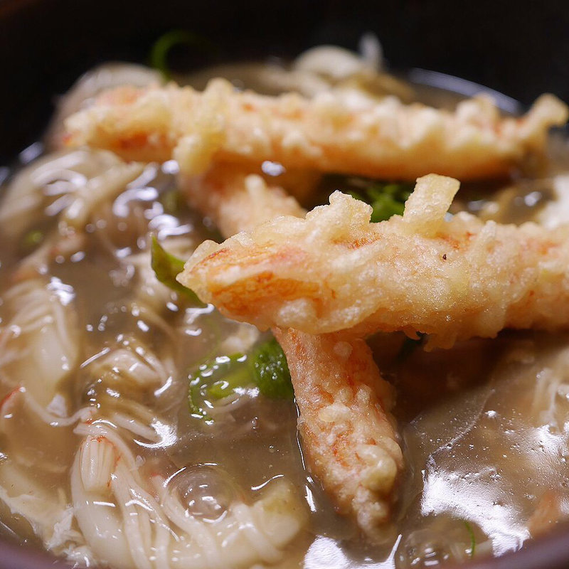 濃幸蟹三昧うどん(うどん蔵ふじたや)