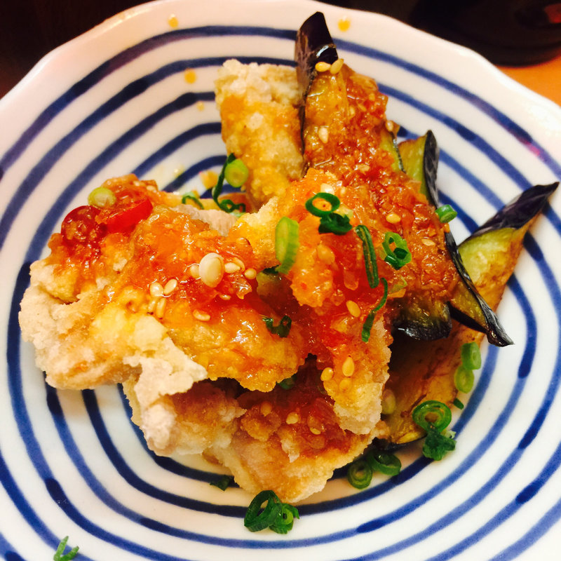 鶏のからあげ（ピリ辛）(立呑み 晩杯屋 鶯谷店)