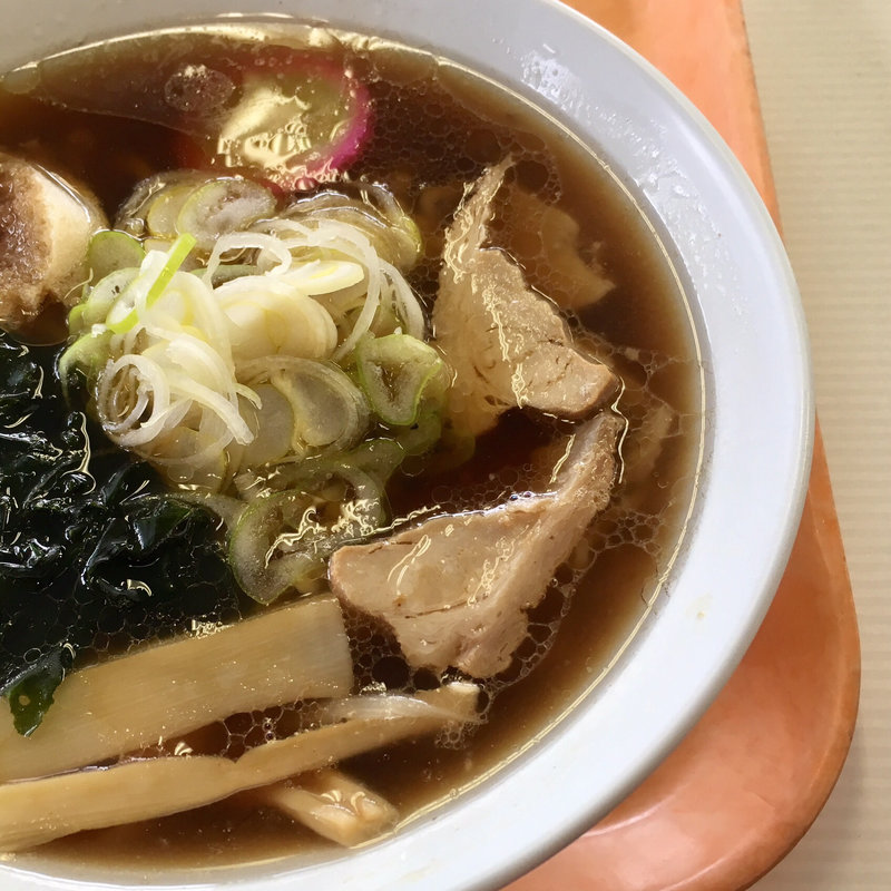 正油ラーメン(札幌市交通局 豊水すすきの駅食堂)