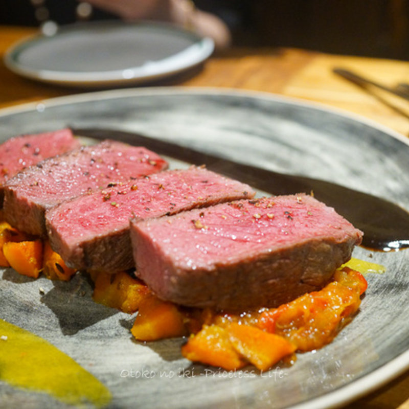 イベリコ豚のプレサ(スペイン料理サルデスカ )