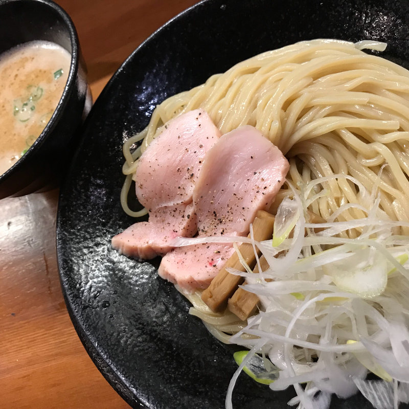 鶏白湯つけ麺(醤油と貝と麺 そして人と夢 )