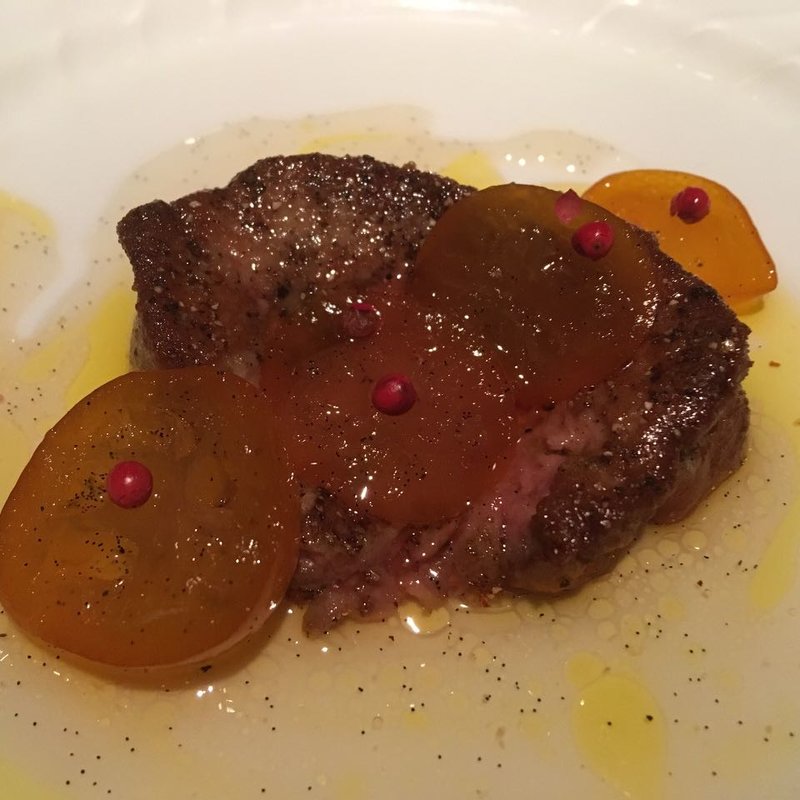 フォアグラのソテー 金柑添え(シノワ 銀座店)