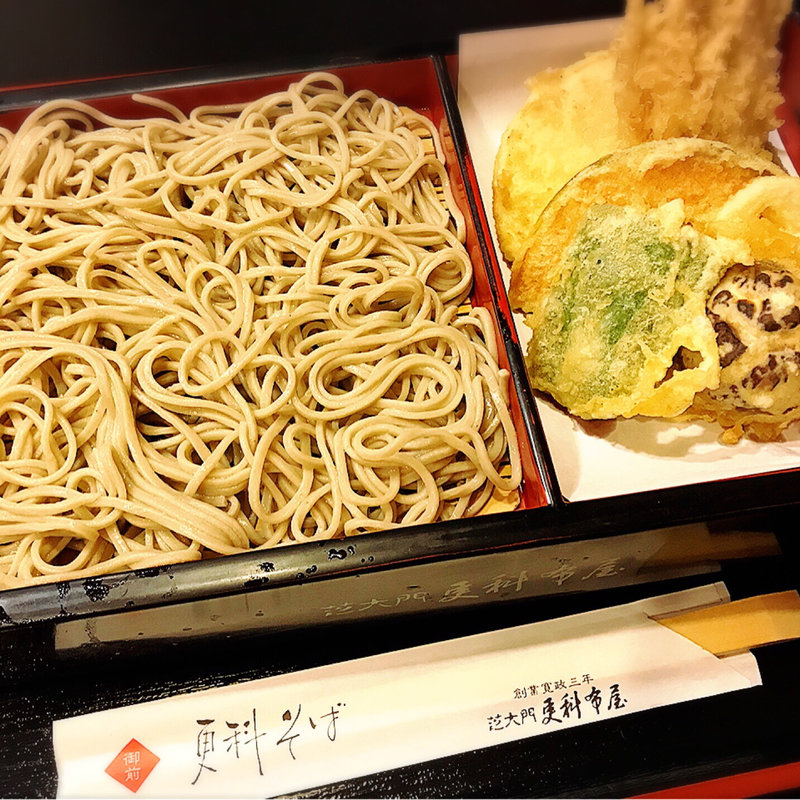 天せいろ(芝大門 更科布屋 本店 （さらしなぬのや）)