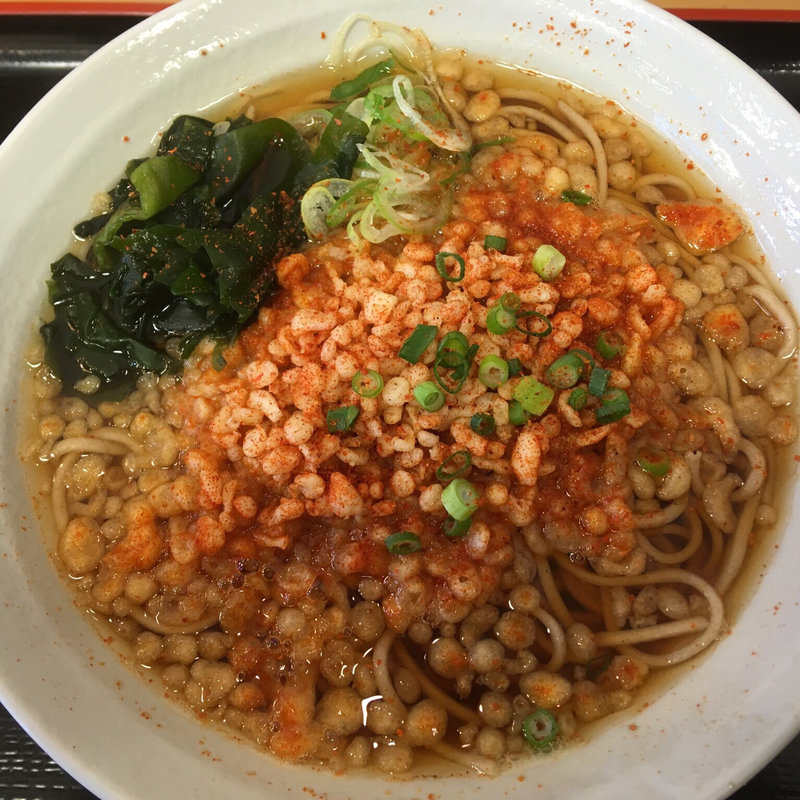 激辛たぬきそば(名代 富士そば 道玄坂店)