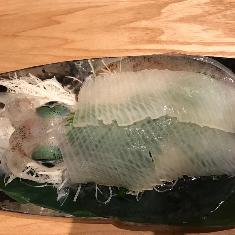 烏賊刺し身(江藤家)