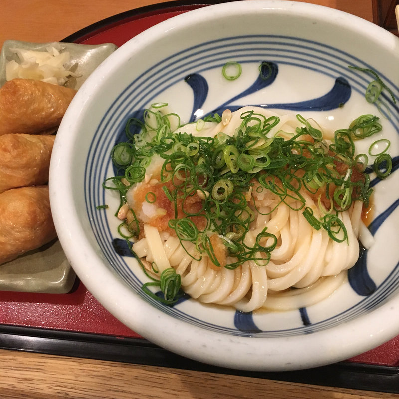 生しょうゆうどん定食(梅田はがくれ 本店 )