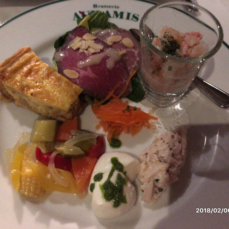 前菜盛り合わせ(ブラッスリー オザミ スカイツリータウンソラマチ)