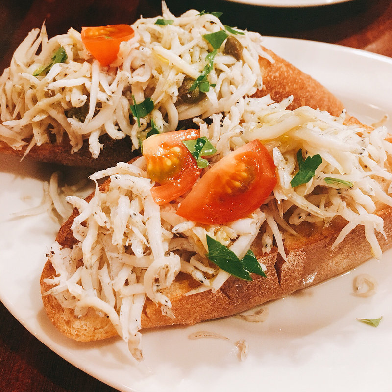 シラスのバケット(魚屋のトラットリア アレグロペッシェ)