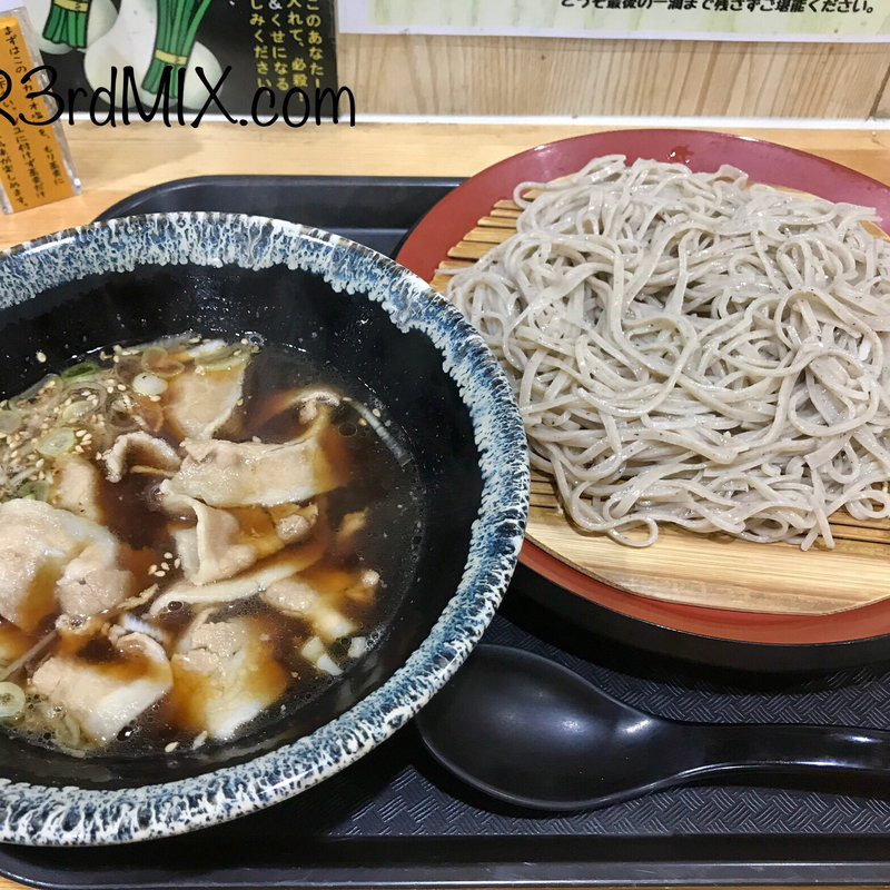 豚肉そばのつけ(そば助 北千住店 （究極の塩だし　そば助）)