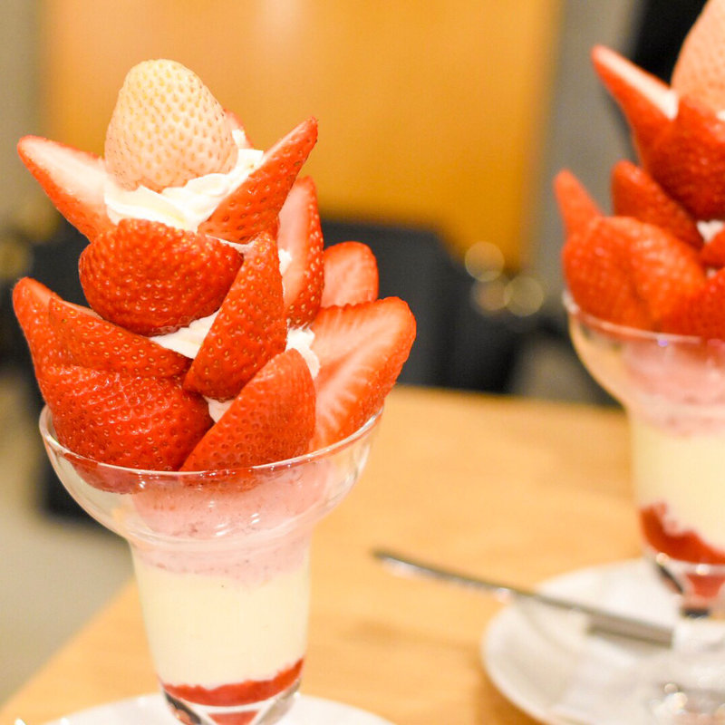 4種のいちごパフェ(フルーツパーラーゴトー )