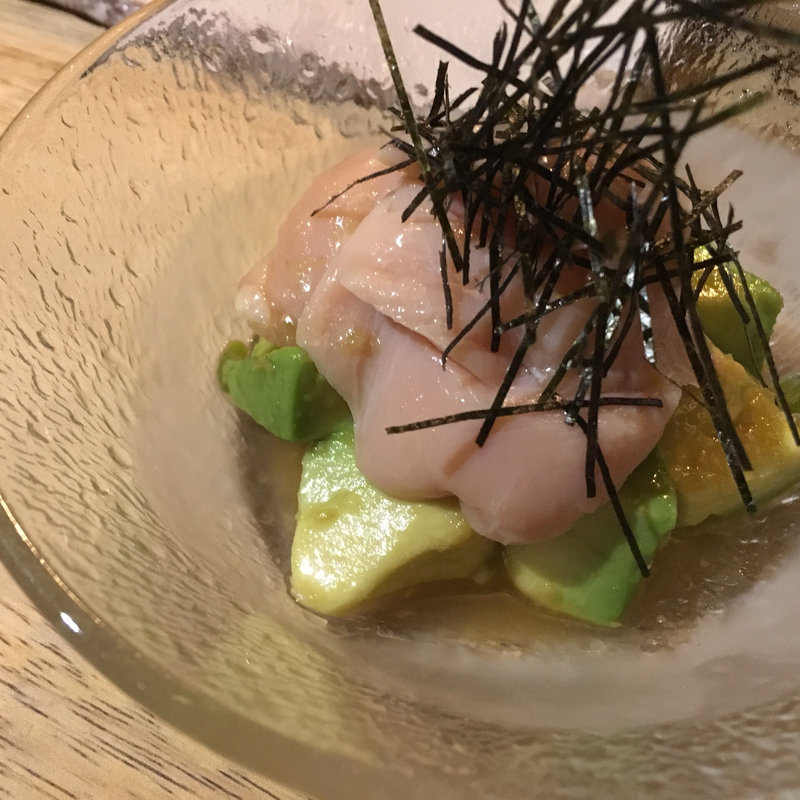 鶏アボカドわさび(まさ吉)