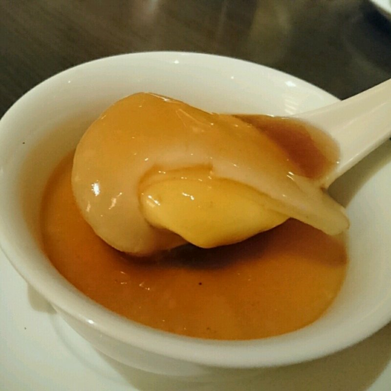 フカヒレ入り茶碗蒸し(廣東料理民生 ヒルトンプラザ ウエスト店)