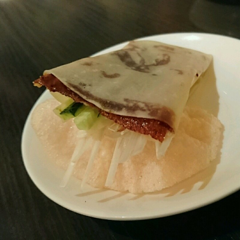北京ダック(廣東料理民生 ヒルトンプラザ ウエスト店)