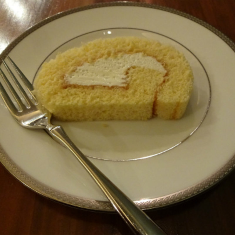 自家製ロールケーキ(茶豆珈琲)
