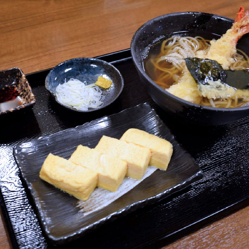 天ぷらそば(手打ちそば　まえかわ )