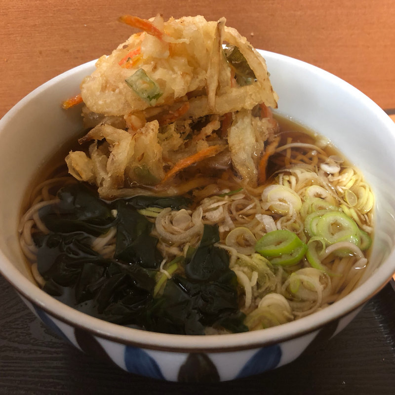 かきあげそば(高幡そば 高幡不動店)