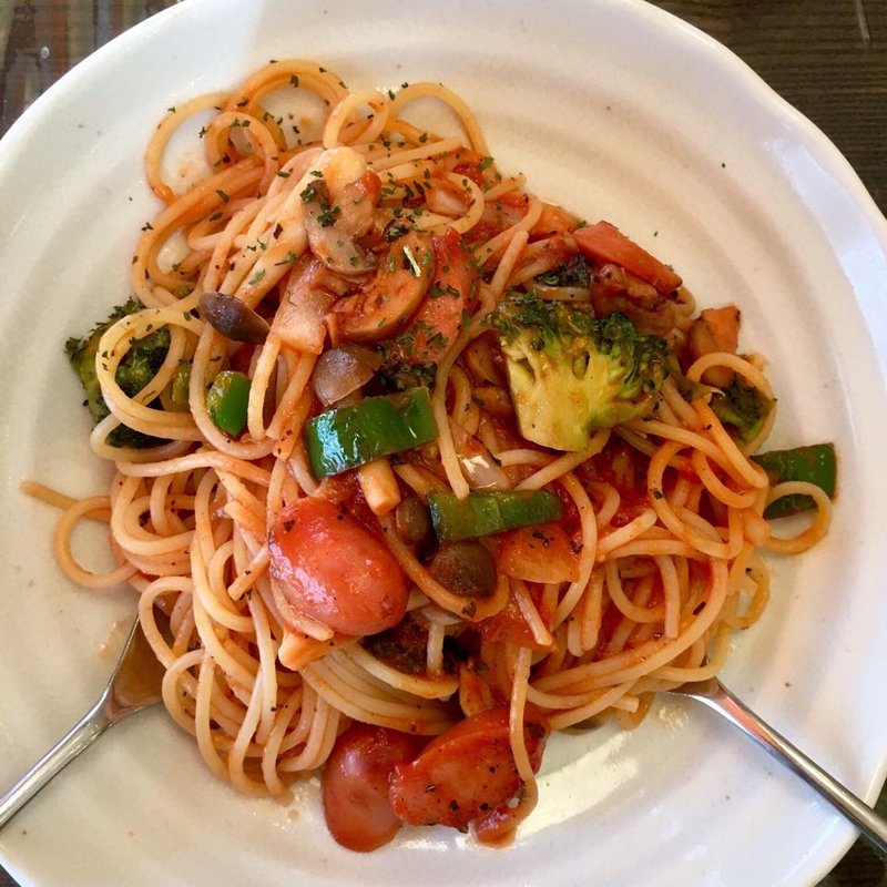 ソーセージナポリタン(風街珈琲店)