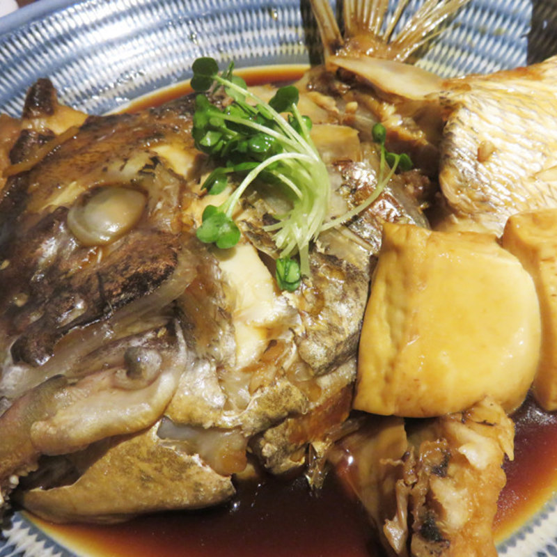 鯛のあら炊き(たぐせん)