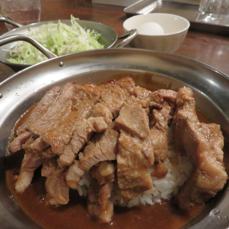 ポークステーキカレー トリプル(AFTER THE RAIN)