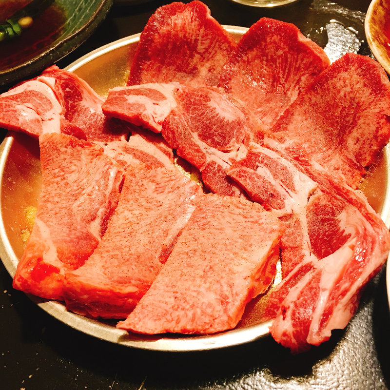 タン3種盛り(大衆ホルモン焼肉 順)